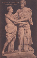 A24515 -  "Oreste Ed Antigone"  Museo Ludovisi Postcard Rome Italy - Sculptures