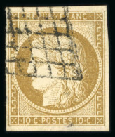 1850, Type Cérès, Y&T N° 1c Belle Nuance Verdâtre. - 1849-1850 Ceres