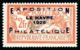 1929, Exposition Philatélique Le Havre Sur Type Merson, - Unused Stamps