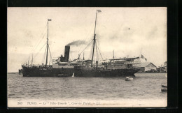 AK Courrier Postal Félix-Touache  - Steamers