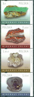 POLAND 2010 MINERALS STRIP OF 4 - Minéraux