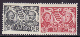 POLAND 1951 MICHEL NO 709 - 710  MNH - Unused Stamps