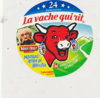 V R 1358 -   ETIQUETTE DE FROMAGE LA VACHE QUI RIT  ASTERIX & OBELIX   .24  PORTIONS - Kaas