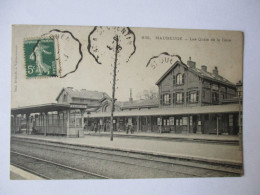 Cpa...Maubeuge...(nord)...les Quais De La Gare...1909...animée... - Maubeuge