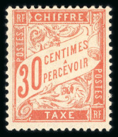 1893-1935,  Taxe Y&T N° 34 **,  Signé Calves , Cote - 1859-1959 Nuevos