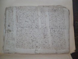 Registre Manuscrit 1622 Tenu Par DEnis Loppin Juge Bourgogne Pour Alain De La Cosse 46 Pages Surement Incomplet - Manuscripts