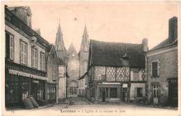 CPA Carte Postale France Levroux L'église Et La Maison De Bois 1904  VM81678 - Chateauroux