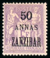French Colonies - Zanzibar: 1894-1902 Range Including 1894 1/2a On 5a (both) To 4a On 40c (ex 30c).. - Oblitérés