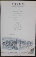 RARE ET ANCIEN MENU PUBLICITAIRE POUR RESTAURANT SAINTE CECILE 1953 CHARTREUSE - Menus