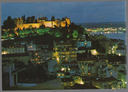 CP Lifer N.° 916 - Portugal,Lisboa, Castelo - Château De S.Jorge Vue Partielle Nocturne. - Lisboa