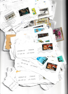 Lot De Plus De 100 Timbres Affranchis Sur Coupon De Lettre - Other & Unclassified