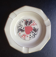 CENDRIER LIMOGES BERNARDAUD JEU DE CARTES - Ashtrays