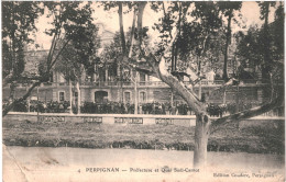 CPA Carte Postale France Perpignan  Préfecture Et Quai Sadi Carnot 1914 VM81680 - Perpignan