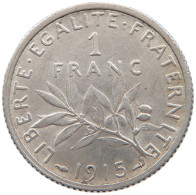 FRANCE FRANC 1915 #s106 0153 - 1 Franc