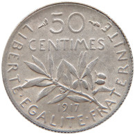 FRANCE 50 CENTIMES 1917 #s106 0259 - 50 Centimes