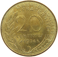 FRANCE 20 CENTIMES 1974 #s111 0103 - 20 Centimes