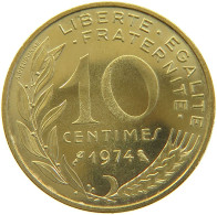 FRANCE 10 CENTIMES 1974 #s111 0107 - 10 Centimes