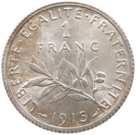 FRANCE 1 FRANCS 1915 TOP #s110 0213 - 1 Franc