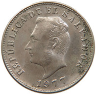 EL SALVADOR 5 CENTAVOS 1977 #s107 0231 - Salvador