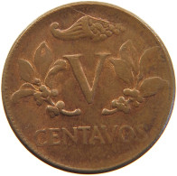 COLOMBIA 5 CENTAVOS 1963 #s107 0021 - Colombie