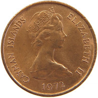 CAYMAN ISLANDS 1 CENT 1972 Elizabeth II. (1952-2022) #s110 0607 - Caimán (Islas)