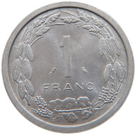 CAMEROON 1 FRANC 1969 #s110 0185 - Cameroon