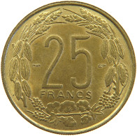 CAMEROON 25 FRANCS 1958 #s110 0249 - Cameroon