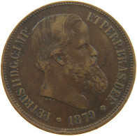 BRAZIL 40 REIS 1879 Pedro II. 1831 - 1889 #s106 0491 - Brasile