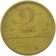 BRAZIL 2 CRUZEIROS 1945 #s106 0469 - Brésil