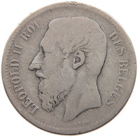 BELGIUM 2 FRANCS 1868 #s106 0083 - 2 Francs