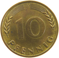 GERMANY BRD 10 PFENNIG 1950 D #s111 0565 - 10 Pfennig