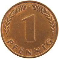 GERMANY BRD 1 PFENNIG 1950 G #s111 0619 - 1 Pfennig