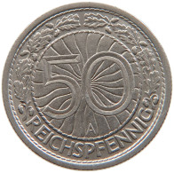GERMANY 50 REICHSPFENNIG 1937 A #s110 0617 - 50 Reichspfennig