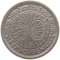 GERMANY 50 REICHSPFENNIG 1938 E #s110 0667 - 50 Reichspfennig