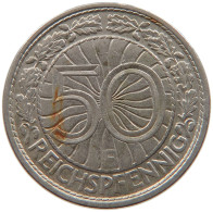 GERMANY WEIMAR 50 REICHSPFENNIG 1931 F #s110 0713 - 50 Rentenpfennig & 50 Reichspfennig