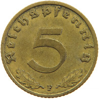 GERMANY 5 REICHSPFENNIG 1938 F #s107 0547 - 5 Reichspfennig