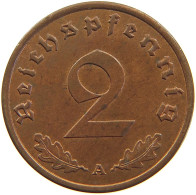 GERMANY 2 REICHSPFENNIG 1940 A #s109 0815 - 2 Reichspfennig