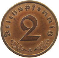 GERMANY 2 REICHSPFENNIG 1939 A #s111 0445 - 2 Reichspfennig