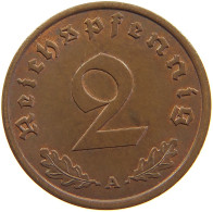 GERMANY 2 REICHSPFENNIG 1939 A #s109 0809 - 2 Reichspfennig