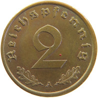 GERMANY 2 REICHSPFENNIG 1938 A #s111 0415 - 2 Reichspfennig