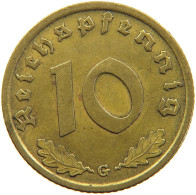 GERMANY 10 REICHSPFENNIG 1938 G #s107 0529 - 10 Reichspfennig