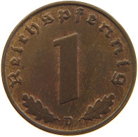 GERMANY 1 REICHSPFENNIG 1939 D #s109 0245 - 1 Reichspfennig