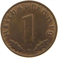 GERMANY 1 REICHSPFENNIG 1939 D #s109 0199 - 1 Reichspfennig