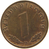 GERMANY 1 REICHSPFENNIG 1939 D #s109 0227 - 1 Reichspfennig