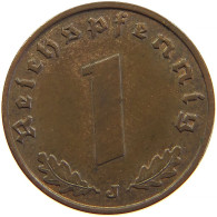 GERMANY 1 REICHSPFENNIG 1938 J #s109 0207 - 1 Reichspfennig