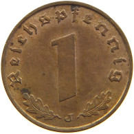 GERMANY 1 REICHSPFENNIG 1938 J #s109 0231 - 1 Reichspfennig