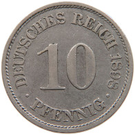 GERMANY EMPIRE 10 PFENNIG 1898 A #s109 1157 - 10 Pfennig