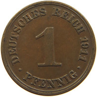 GERMANY EMPIRE 1 PFENNIG 1911 A #s109 0479 - 1 Pfennig