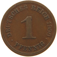 GERMANY EMPIRE 1 PFENNIG 1900 F #s109 0409 - 1 Pfennig