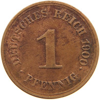 GERMANY EMPIRE 1 PFENNIG 1900 E #s109 0361 - 1 Pfennig